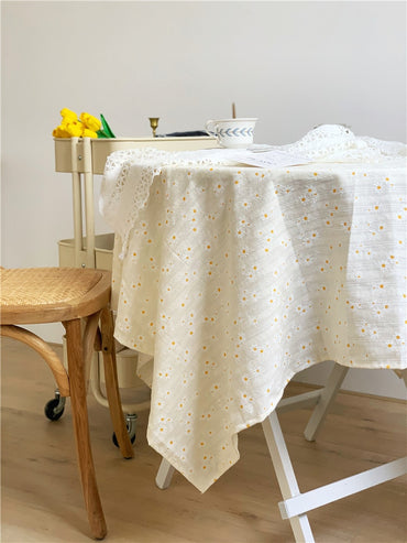 Table Cloth Kitchen Table Rectangular Tablecloth White Pattern