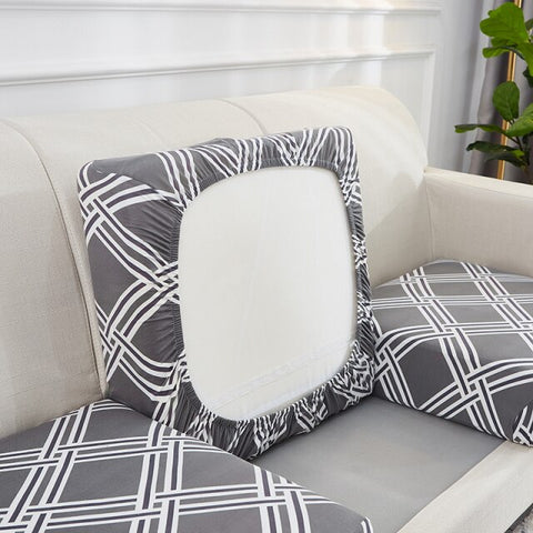 Spandex Stretch Sofa Seat Furniture Protector Washable Removable Slipcover 1/2/3/4 Seat