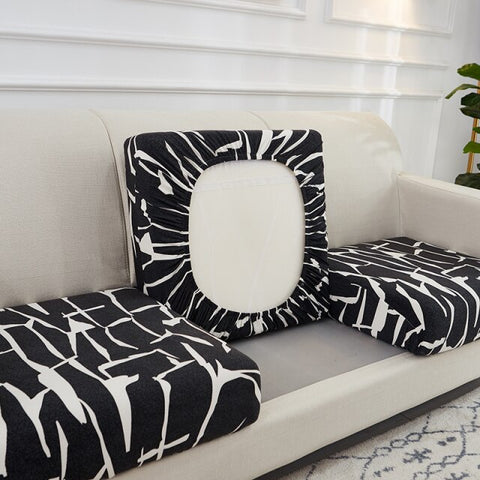 Spandex Stretch Sofa Seat Furniture Protector Washable Removable Slipcover 1/2/3/4 Seat