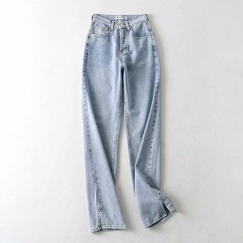 Washed Denim Pants Jeans Women Boyfriend Jeans Casual