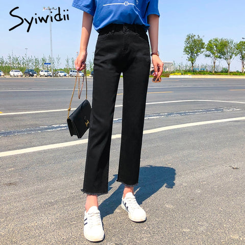 slim black jeans woman plus size denim pants clothing streetwear