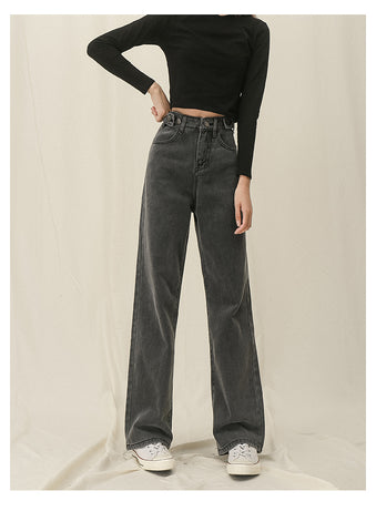 High Waisted Jeans For Women Denim Joggers Pants Mom Trousers