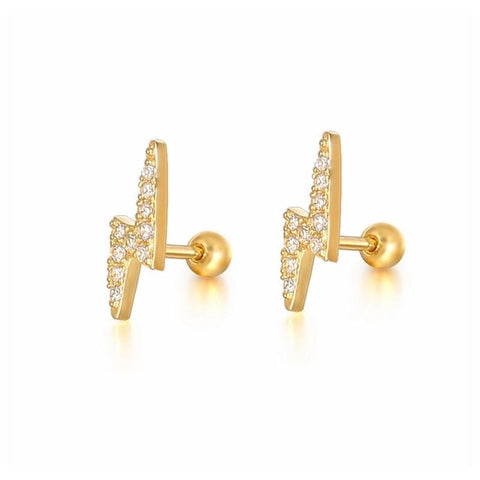 Stud earrings Crystal Zircon Piercing Jewelry