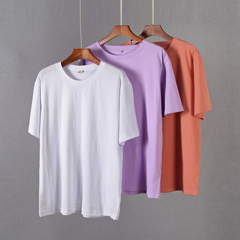 Oversized T Shirt Women Harajuku Basic Loose Short Sleeve Tees