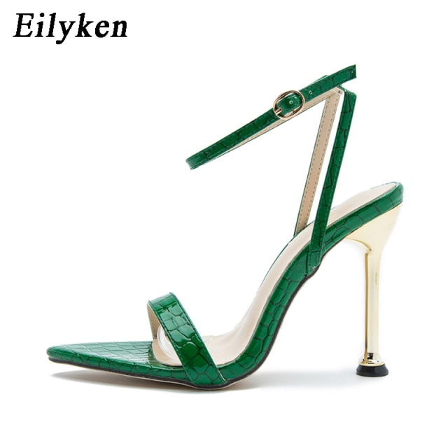 High Heels 11CM Sandals Pointed Toe Female Shoes Sandalias de mujer