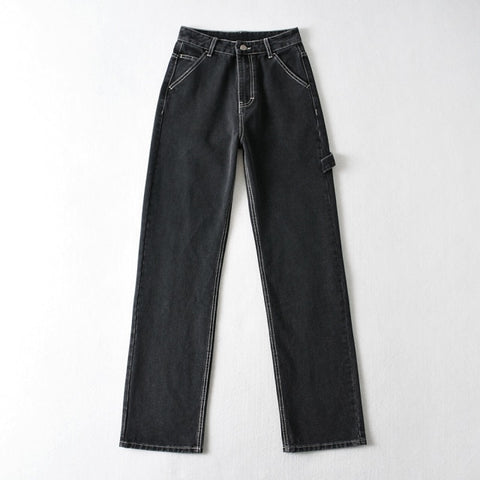 Fashion Jeans Cargo Pants Mom Baggy Jeans Denim Overalls Trousers