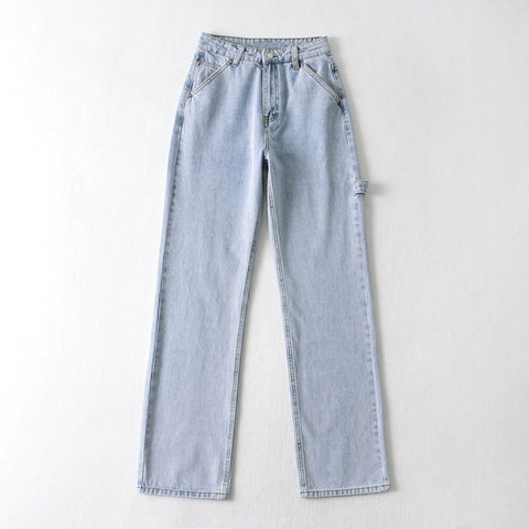 Fashion Jeans Cargo Pants Mom Baggy Jeans Denim Overalls Trousers