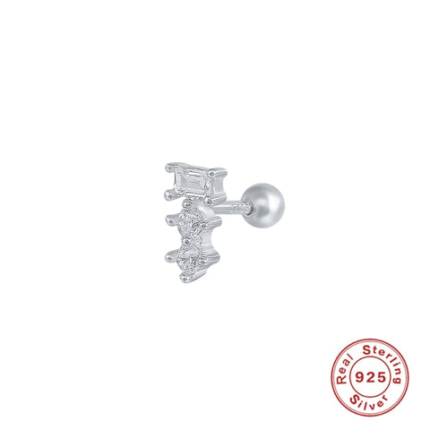 Moon Star Lightning Constellation Stud Earrings