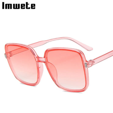 Oversized Sunglasses Women Luxury Designer Vintage Square Sun Glasses