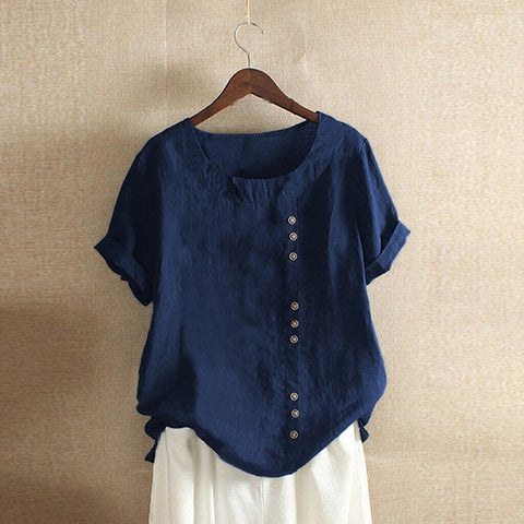 Brand Blouses Clothing Summer Office Lady Big Size Tunic Tops