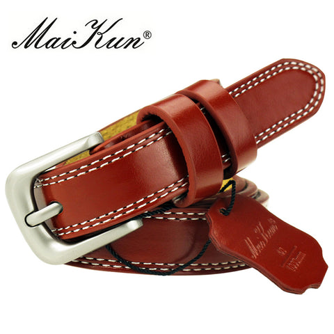 Genuine Leather Belts Decorative Simple Waist Belt