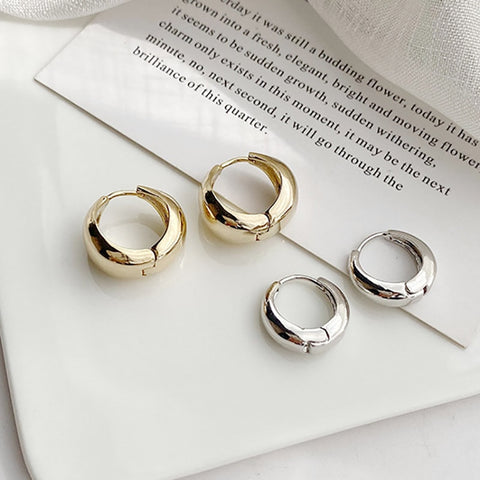 Minimalist 925 Sterling Silver Stud Earrings Jewelry
