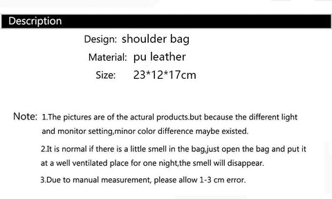 Messenger Bags Matching-all Leather Feeling PU Shoulder Bags