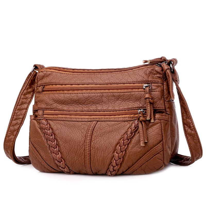 Messenger Bags Matching-all Leather Feeling PU Shoulder Bags