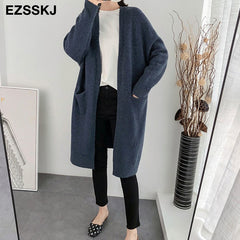 oversize long cardigans jacket coat thick sweater