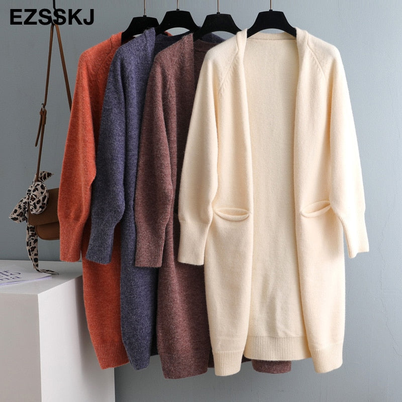 oversize long cardigans jacket coat thick sweater