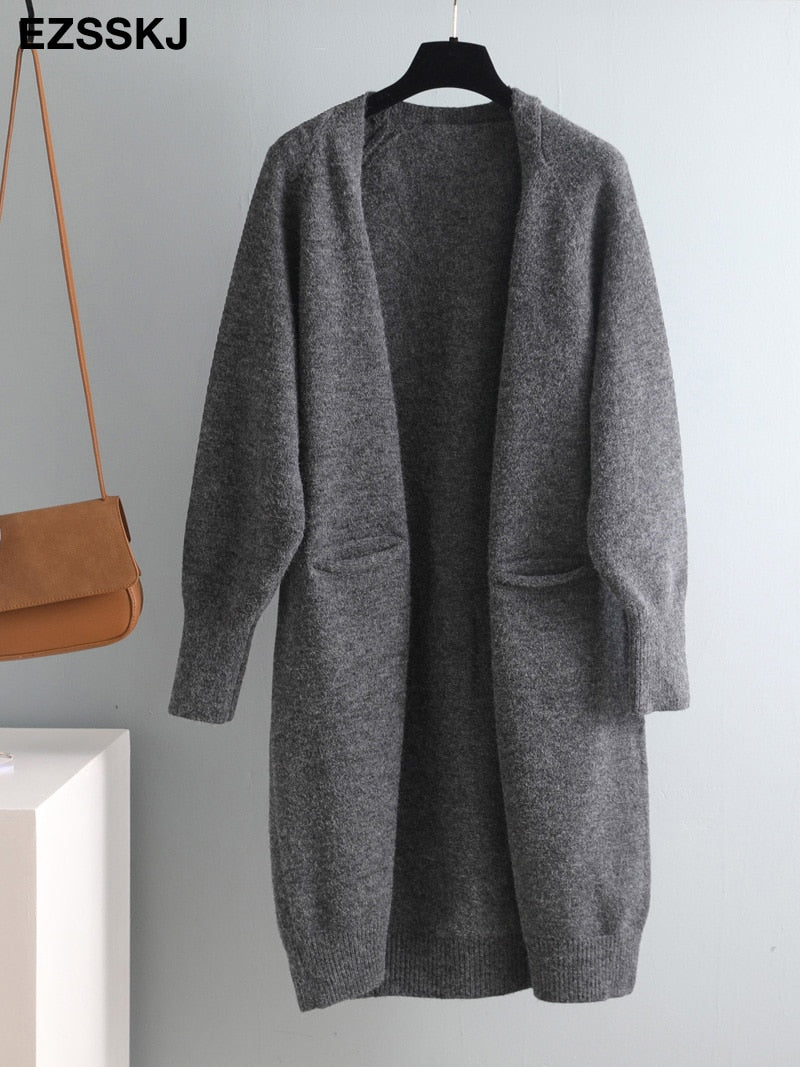 oversize long cardigans jacket coat thick sweater