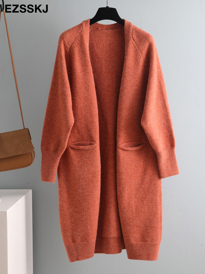 oversize long cardigans jacket coat thick sweater