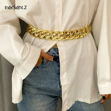 Plastic Material Harness Waist Belly Vintage Chunky TBelt Body Jewelry