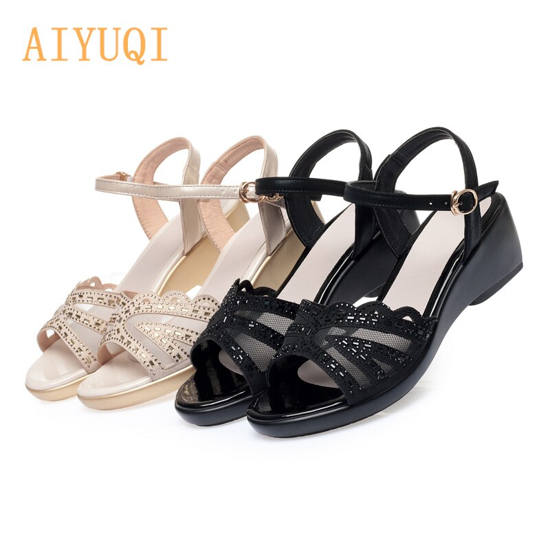 Women's Wedges Pure Color Casual Sandals Ladies