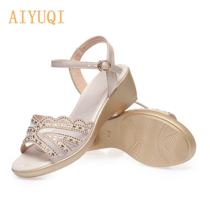 Women's Wedges Pure Color Casual Sandals Ladies