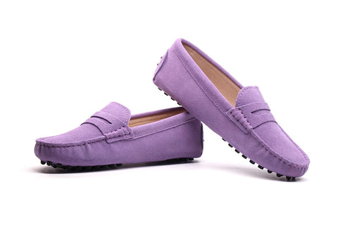 Flats Genuine Leather Women Casual Shoes