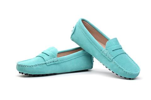 Flats Genuine Leather Women Casual Shoes