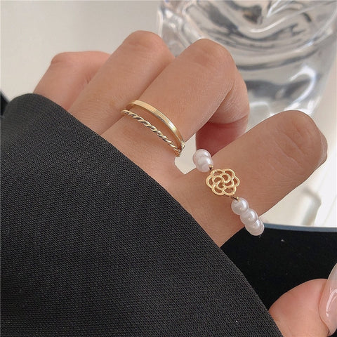 Fashion Gold Joint Knuckle Rings Twist Minimalist Simple
