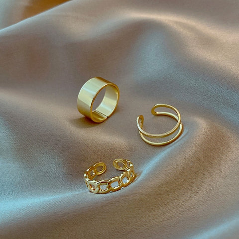 Fashion Gold Joint Knuckle Rings Twist Minimalist Simple