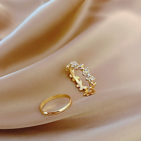 Fashion Gold Joint Knuckle Rings Twist Minimalist Simple