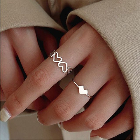 Fashion Gold Joint Knuckle Rings Twist Minimalist Simple