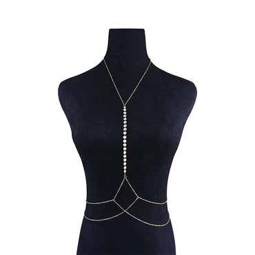 Simple Style Necklace with Belly Body Chain Fashion Jewelry