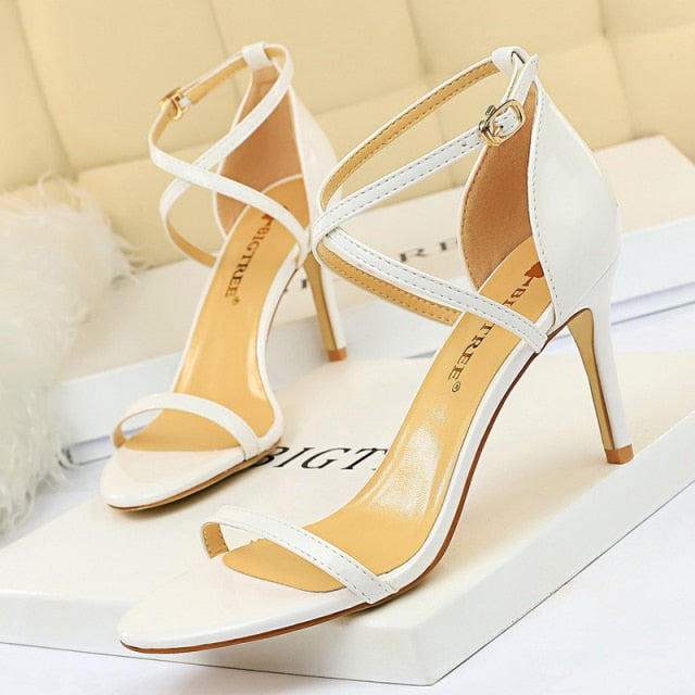 Shoes Buckle Strap High Heels 2020 New Women Heels Sandals Stiletto 11cm