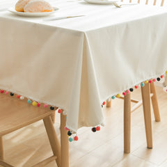 Kitchen Table Rectangular Tablecloth Color