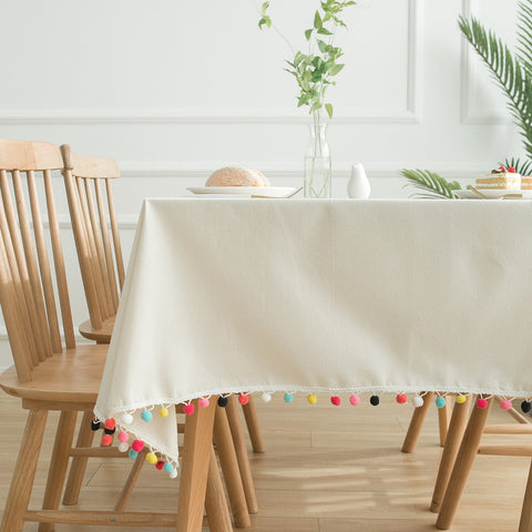 Kitchen Table Rectangular Tablecloth Color