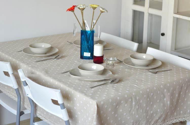 Linen Tablecloth High Quality Japan Stlye Table Cloth