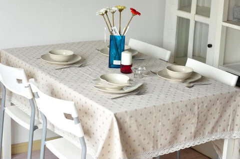 Linen Tablecloth High Quality Japan Stlye Table Cloth