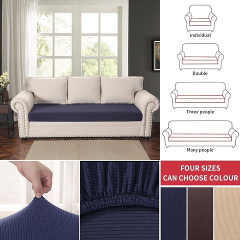 1/2/3/4 Seater Waterproof Corduroy Sofa Cover Anti-Slip Elastic Cushion Covers