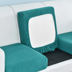 thick sofa seat cover cushion cover solid color soft stretch slipcovers
