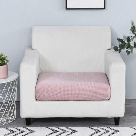thick sofa seat cover cushion cover solid color soft stretch slipcovers