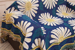 Daisy Flower shape Blanket rural sand hair towel covers