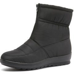 High boots women thick plush snow boots winter waterproof antislip