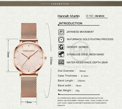 Design Quartz Wristwatch Stainless Steel