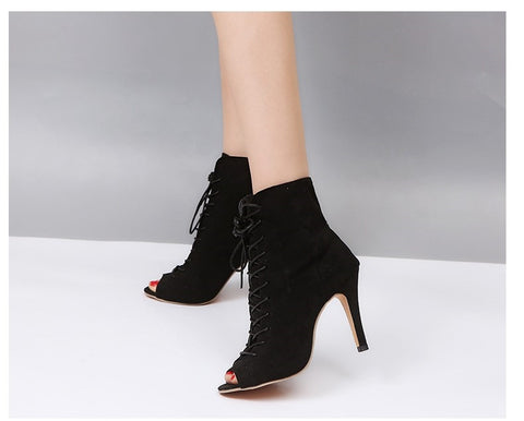 Open Toe High heel women's boots Roman style