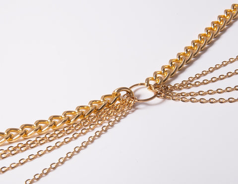 PuRui Multi Layer Waist Chain Belt Belly Chain Fashion Jewelry
