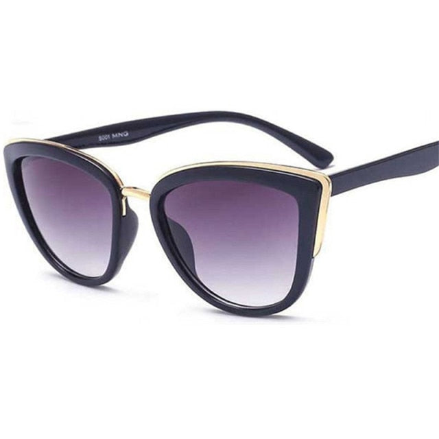 Oversized Sunglasses Women Cateye Retro Glasses