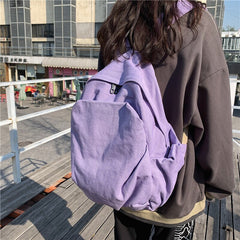 Casual Fashion Backpack New Women Backpack Canvas