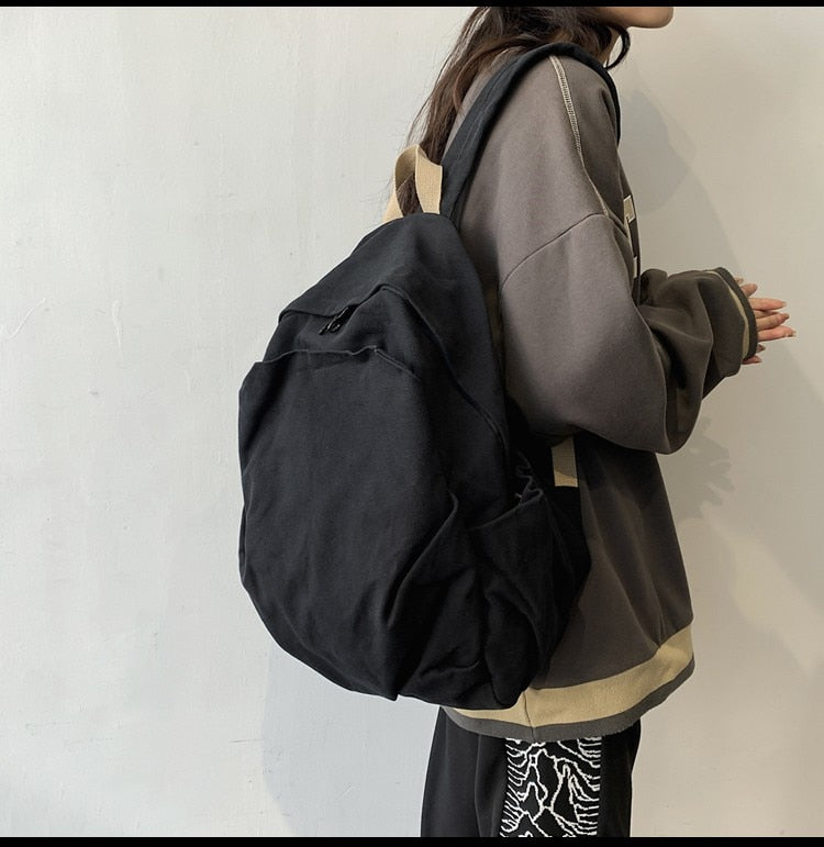 Casual Fashion Backpack New Women Backpack Canvas