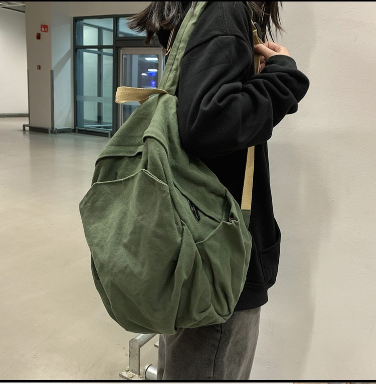 Casual Fashion Backpack New Women Backpack Canvas