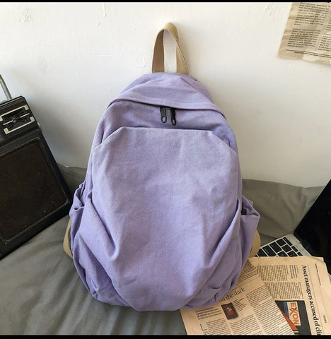 Casual Fashion Backpack New Women Backpack Canvas